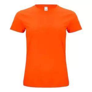 Image of Clique Womens/Ladies Organic Cotton T-Shirt (M) (Orange)