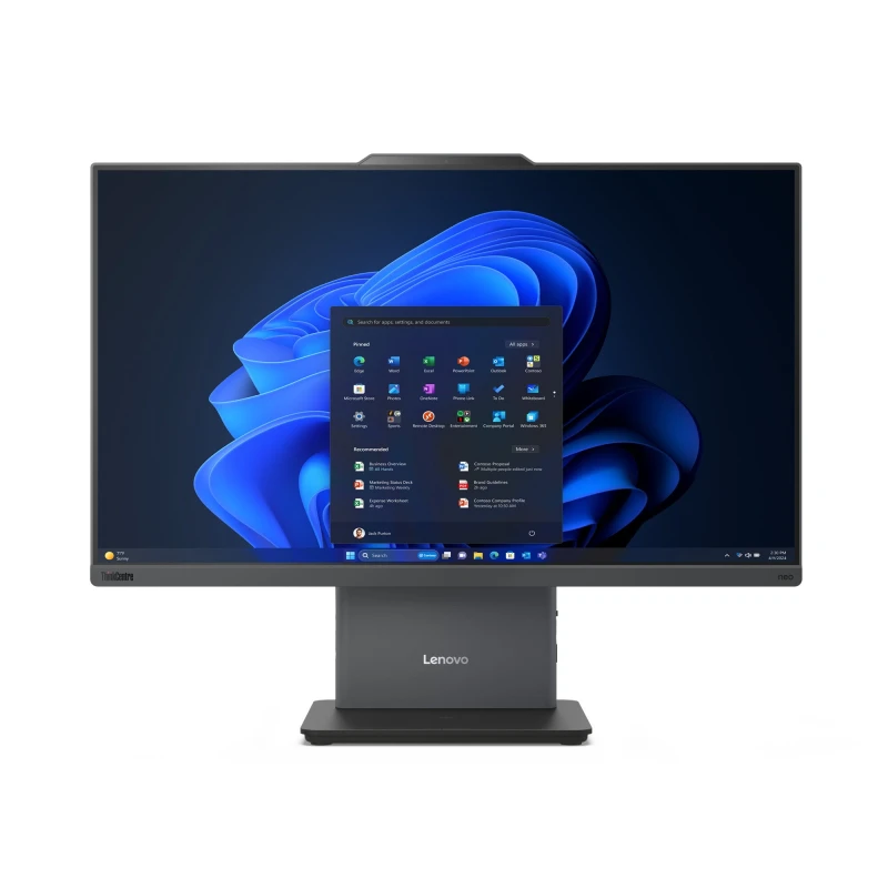 Image of Lenovo ThinkCentre neo 50a 24 Gen 5 Intel Core 5 210H 60.5cm (23.8") 1920 x 1080 pixels All-in-One PC 16GB DDR5-SDRAM 512GB SSD Windows 11 P
