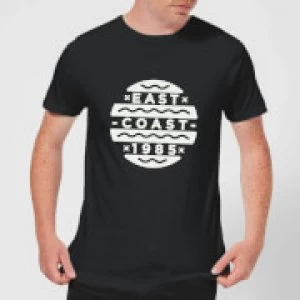 Image of East Coast 1985 Mens T-Shirt - Black - S