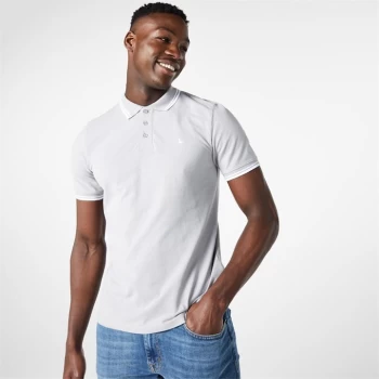 Image of Jack Wills Tipped Polo - Grey