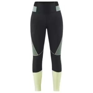 Image of Craft Womens/Ladies Pro Charge Leggings (S) (Black/Yellow/Green)