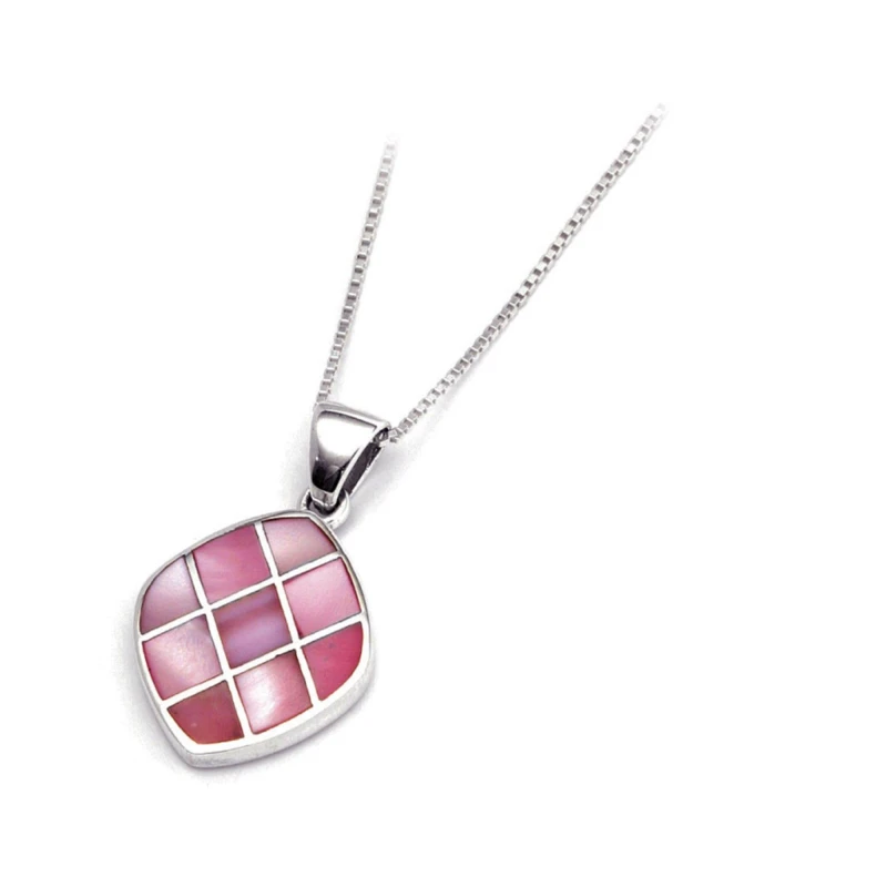 Image of Espree Espree Sterling Silver Mother of Pearl Pendant Silver One Size