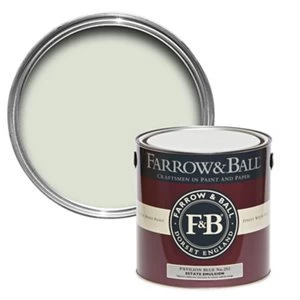 Image of Farrow & Ball Estate Pavilion blue No. 252 Matt Emulsion Paint 2.5L