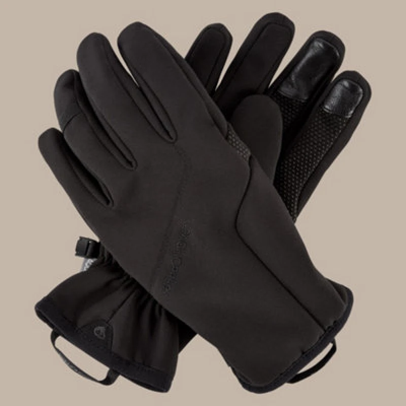 Image of Craghoppers Craghoppers Men 'Altis' Insulated Gloves in Black Size: Small/Large Black S/M Male 5054904626212