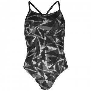Image of Arena Shattered Glass Swimsuit Ladies - Black