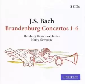 Image of JS Bach Brandenburg Concertos 1-6 by Johann Sebastian Bach CD Album