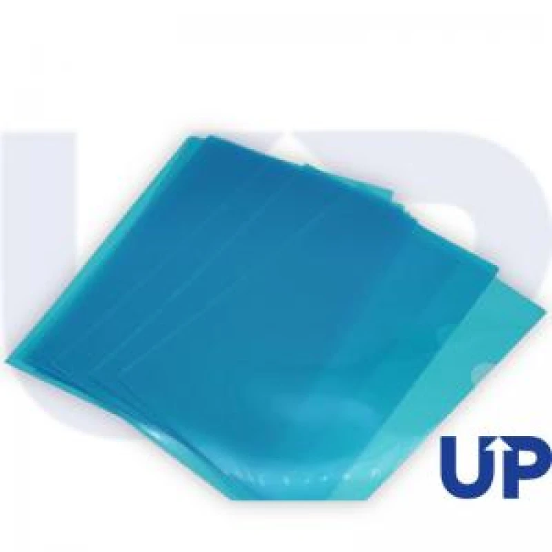 Image of UP A4 Polypropylene Cut Flush Folder Pack of 100 - Blue