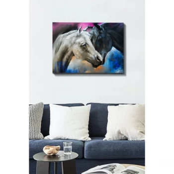 Image of Kanvas Tablo (50 x 70) - 229 Multicolor Decorative Canvas Painting