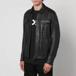 Image of BOSS Casual Jobeaan Leather jacket - 50/L