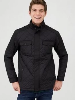Image of Regatta Lleyton Quilted Jacket, Black, Size S, Men