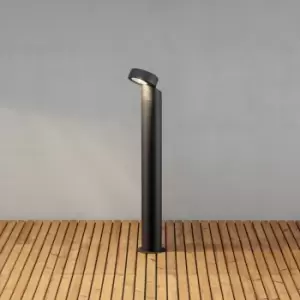 Image of Vicenza Outdoor Modern Short Bollard, Black, High Power LED 4W, IP44