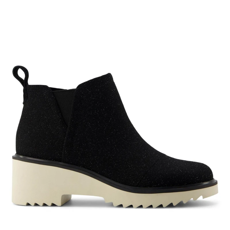 Image of Toms Maude Twill Boots Black female UK 3