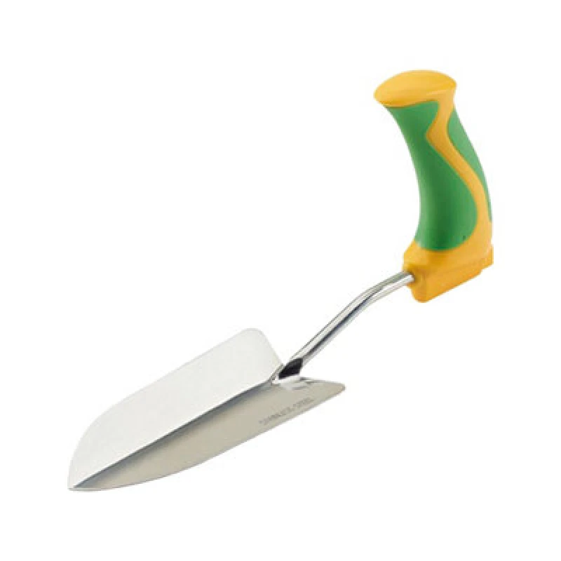 Image of Loops Ergonomically Handled Garden Trowel - Reduces Wrist Stress - Gardening Aid Multi