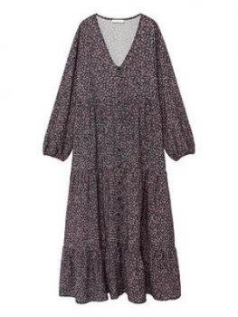 Image of Mango Teen Girl Floral Maxi Dress - Multi, Size M