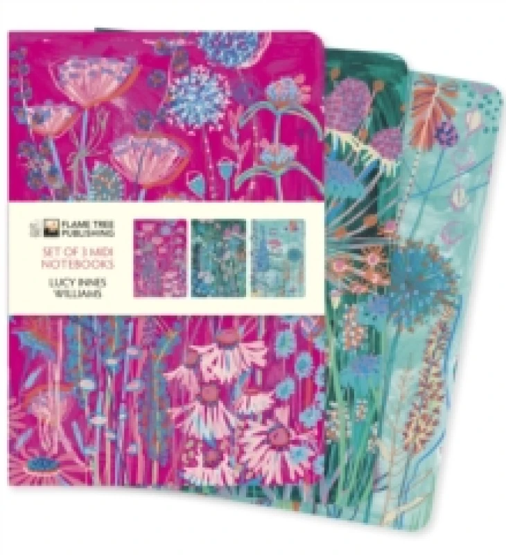 Image of Lucy Innes Williams Set of 3 Midi Notebooks Notebook / blank book
