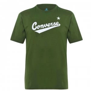 Image of Converse Nova Logo T Shirt - Cypress Green