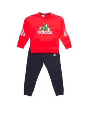 Image of Adidas Suit Red cotone