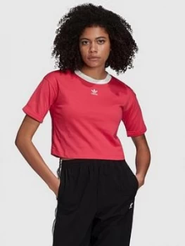 Image of Adidas Originals Crop Top - Pink