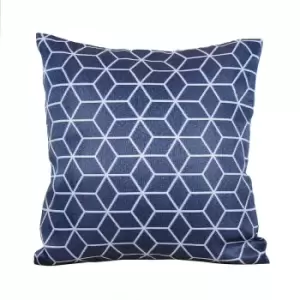 Image of Royalcraft 2Pk Blue Geometric Scatter Cushion