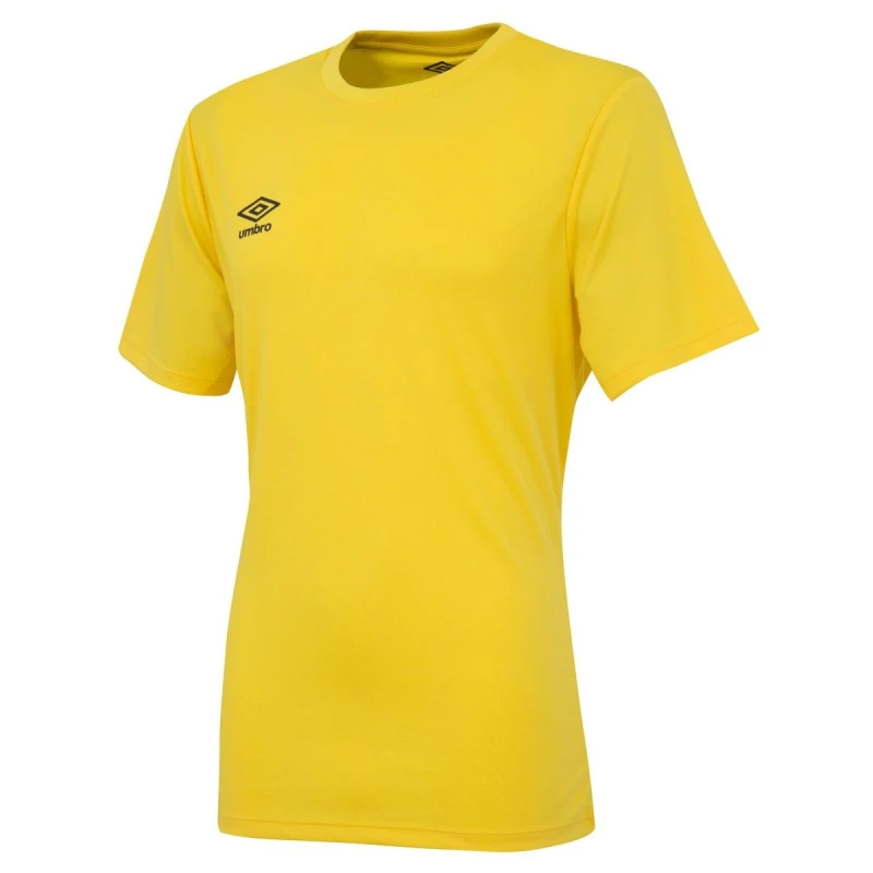 Image of Umbro Club Jersey in Yellow Size: 11-12 Years Yellow Unisex 11-12 Years