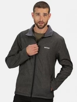 Image of Regatta Cera V Soft Shell Jacket - Dark Grey Marl