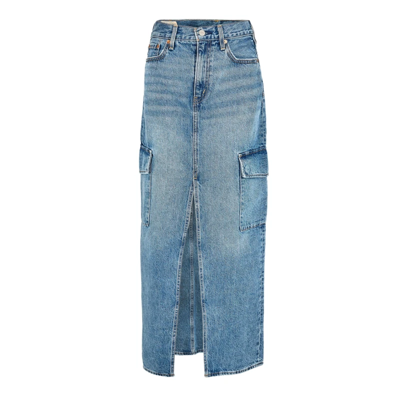 Image of Levis Womens Ankle Cargo Skirt Maximize Moment female 25 L32