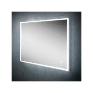 Image of Vega 80 Landscape Demistable LED Bathroom Mirror with Charging Socket 600mm H x 800mm W - HIB