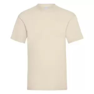 Image of Mens Value Short Sleeve Casual T-Shirt (Medium) (Beige)