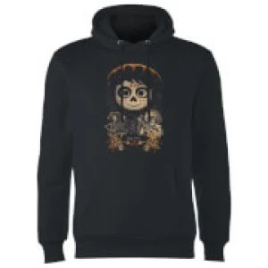 Image of Coco Miguel Face Poster Hoodie - Black - M