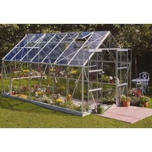 Image of BQ Metal 8x14 Toughened safety glass greenhouse