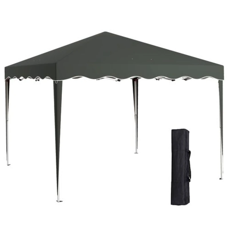 Image of Outsunny 3X3(m) Pop Up Gazebo - Grey 84C-263V04GY