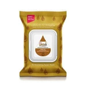 Image of Yes To Argan Oil 2-in-1 Cleansing + Moisturising Wipes