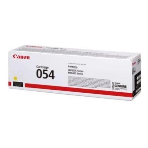 Image of Canon 054 Yellow Laser Toner Ink Cartridge