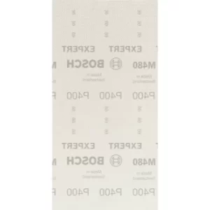 Image of Bosch Expert M480 115mm x 230mm Net Abrasive Sanding Sheets 115mm x 230mm 400g Pack of 10