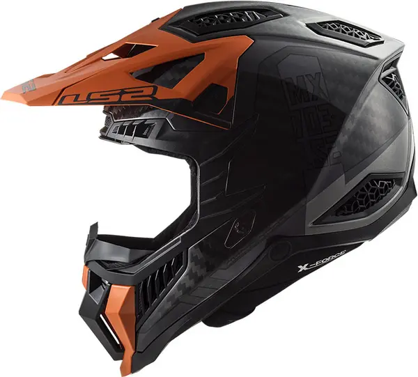 Image of LS2 MX703 C X-Force Victory Titanium Orange Size L