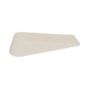 Image of Wickes Door Wedge PVC - White 101 x 29 x 27mm