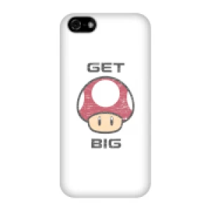 Image of Nintendo Super Mario Get Big Mushroom Phone Case - iPhone 5C - Snap Case - Matte
