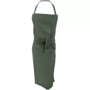 Image of Jassz Bistro Bib Apron / Hospitality & Catering (One Size) (Bottle Green) - Bottle Green