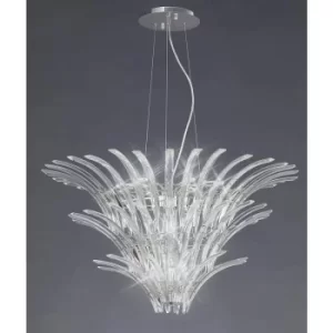 Image of Sinclair 12 Bulbs Polished Chrome Pendant
