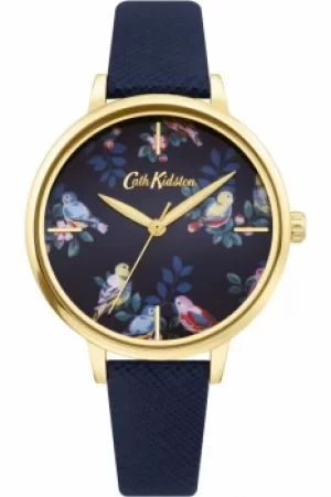 Image of Cath Kidston Spring Birds Saffiano Watch CKL069UG