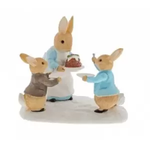 Image of Beatrix Potter A30255 Mrs. Rabbit With A Christmas Pudding - P87112