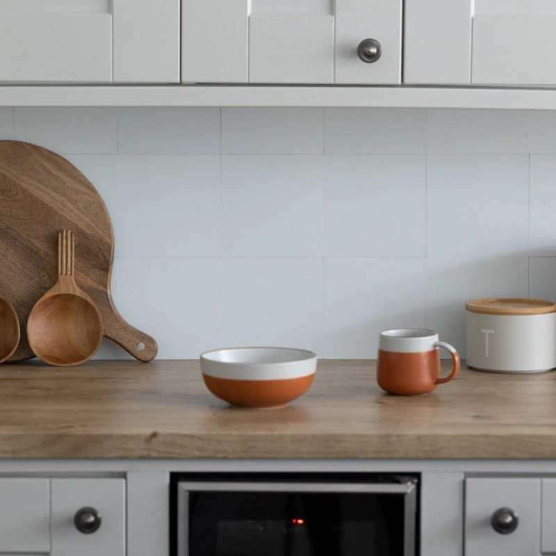 Image of D C Fix Self Adhesive Vinyl Wall Tiles Cement White White unisex 0.42 SQM