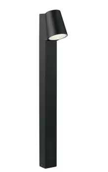 Image of Sintesi Outdoor Integrated LED Aluminum Bollard, Black, IP44, 4000K