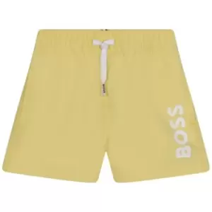 Image of Boss Infants Logo Swim Shorts - Yellow