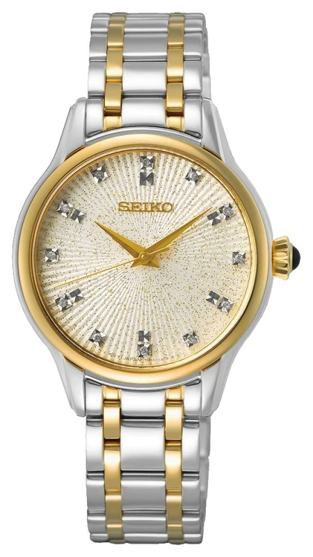 Image of Seiko SRZ550P1 Classic Crystal Quartz (29.5mm) Sparkling Watch