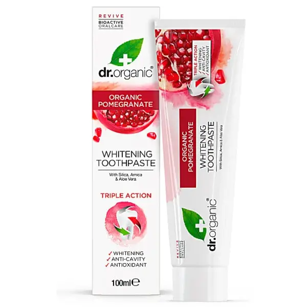 Image of Dr Organic Pomegranate Toothpaste 100ml