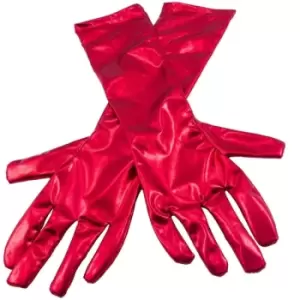 Image of Red Metallic Gloves
