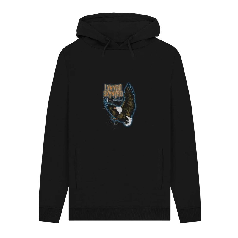 Image of Lynyrd Skynyrd Mens Electric Freebird Hoodie in Black Size: Small Black Male S