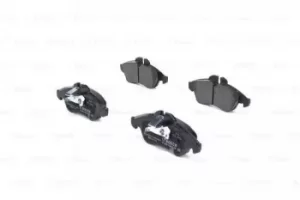 Image of Bosch 0986424218 BP101 Brake Pad Set Disc Brake Front Axle