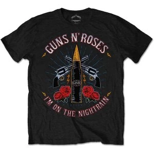 Image of Guns N' Roses - Night Train Unisex Medium T-Shirt - Black